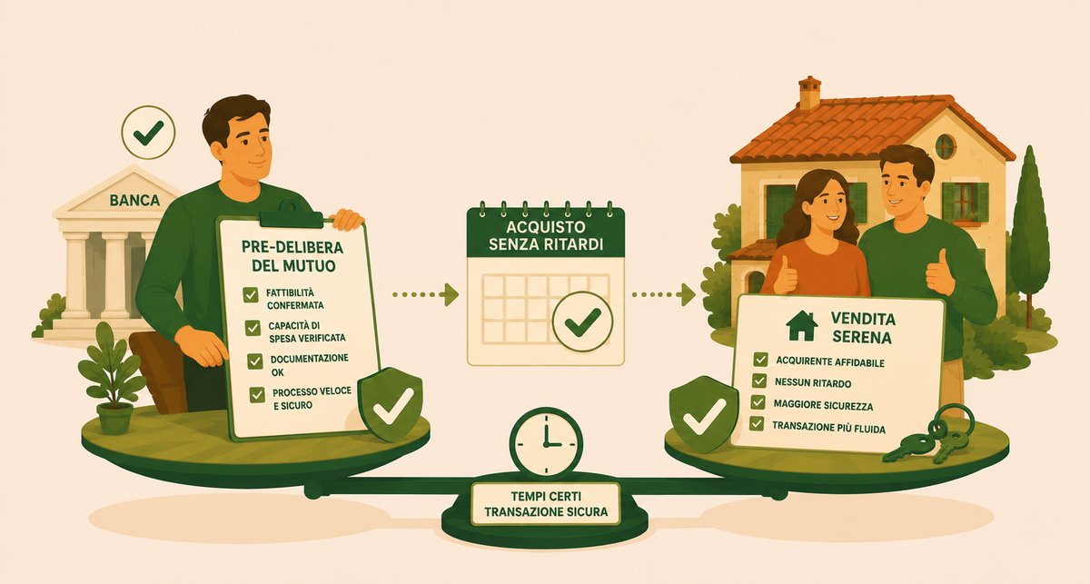 Pre-delibera del mutuo: perché chi compra non deve far aspettare chi vende