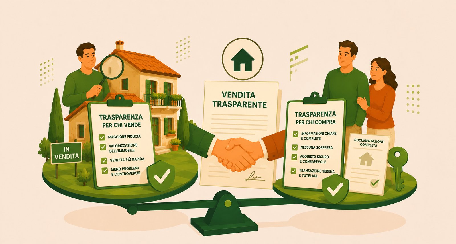 Trasparenza nella vendita di casa: perché conviene a chi vende e a chi compra